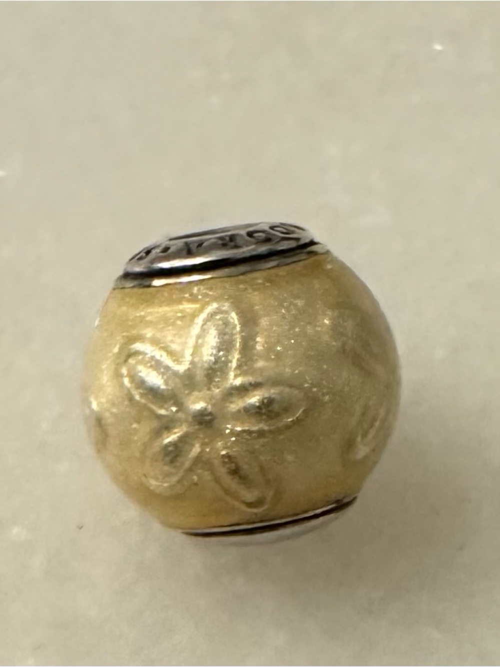 Pandora ESSENCE Joy Pearlescent Floral Enamel Charm #796087EN140 – Retired